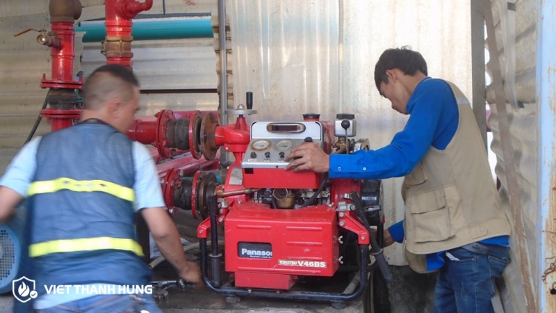 Bảo trì máy bơm PCCC