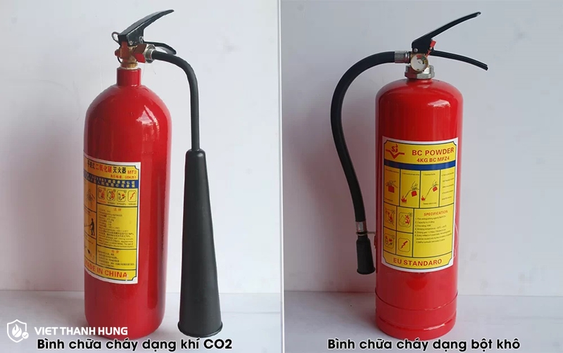 Cấu tạo của bình chữa cháy