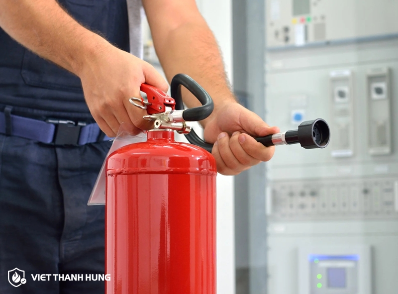 Hướng dẫn sử dụng bình chữa cháy dạng bột