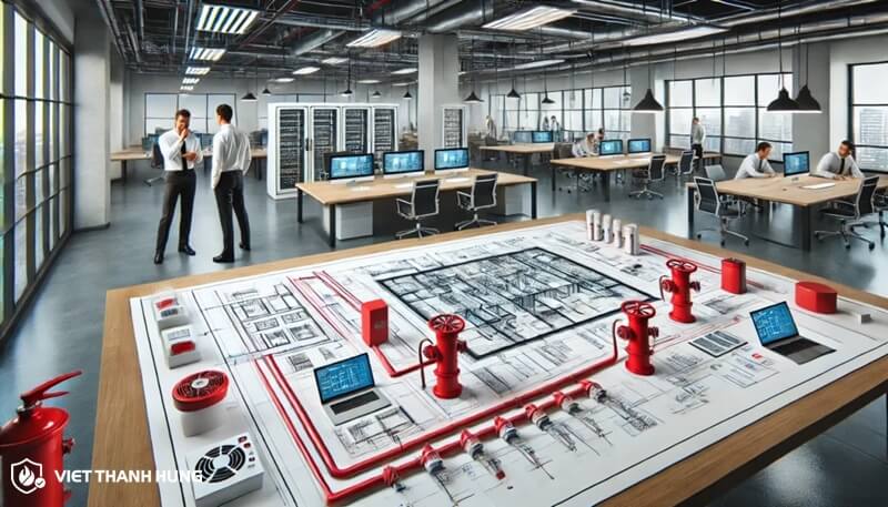 Lưu ý quan trọng khi lắp đặt và thi công hệ thống phòng cháy chữa cháy