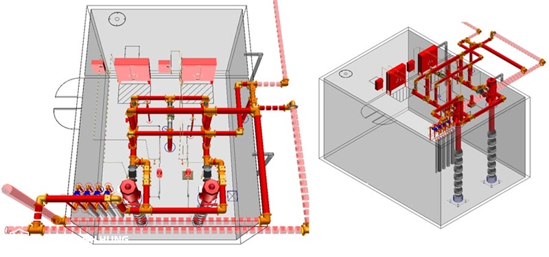 Quy trình lắp đặt hệ thống chữa cháy mới