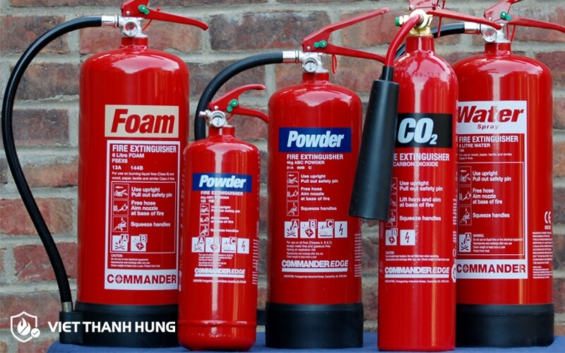 Các loại bình chữa cháy