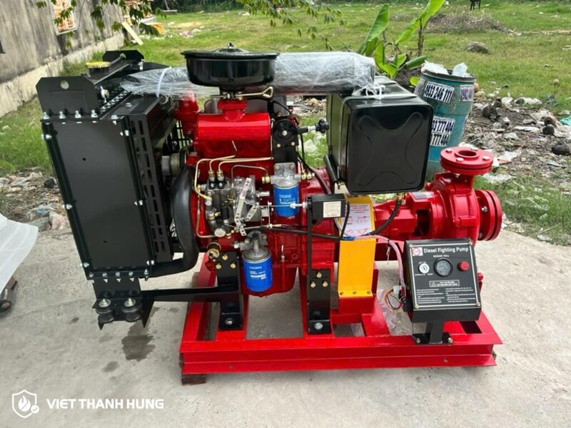 Máy bơm chữa cháy bao gồm những thành phần nào