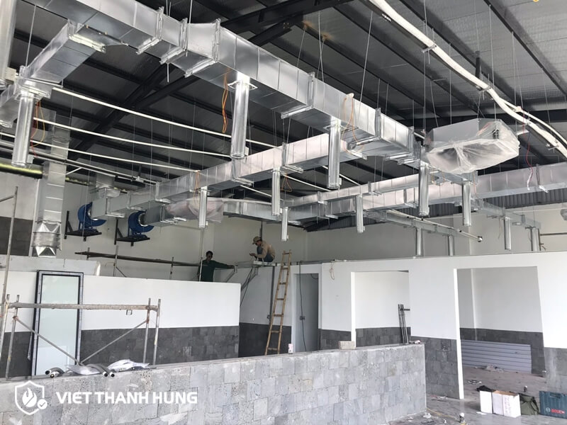 Hệ thống tăng áp hút khói cho nhà cao tầng