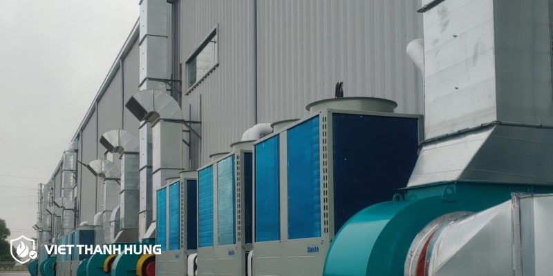Hệ thống tăng áp hút khói cho nhà xưởng