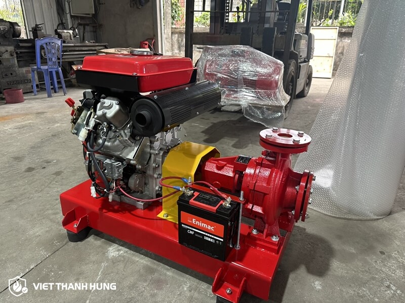 Máy bơm chữa cháy sử dụng động cơ diesel